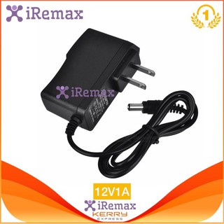 iRemax Converter Adapter DC 12V 1.0A 1000mA (Size DC 5.5 x 2.5MM) for CCTV Camera
