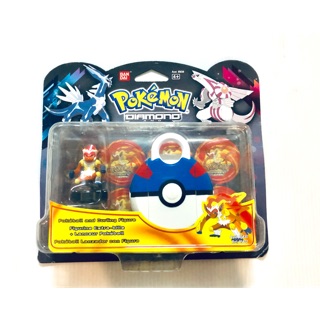 Bandai Pokeball and Curling Figure Pokemon Diamond and Pearl 85832