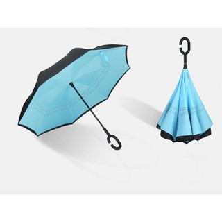 ภาพขนาดย่อของภาพหน้าปกสินค้าReverse umbrella ร่มกลับด้าน กันฝน/ยูวีใช้กกลางแจ้ง จากร้าน inconcept บน Shopee ภาพที่ 4