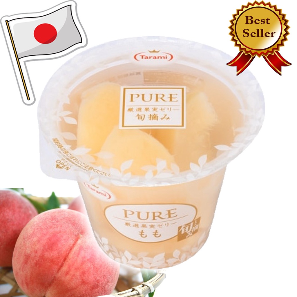 tarami-jelly-white-peach-ทารามิ-เจลลี่-รสพีชญี่ปุ่น-ผสมเนื้อลูกพีช-270g-ขายดีอันดับหนึ่งในญี่ปุ่น