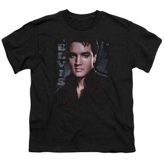 [S-5XL] เสื้อยืด พิมพ์ลาย Eis Presley Tough Licensed The King Rock Music สีดํา สําหรับผู้ชาย 807898