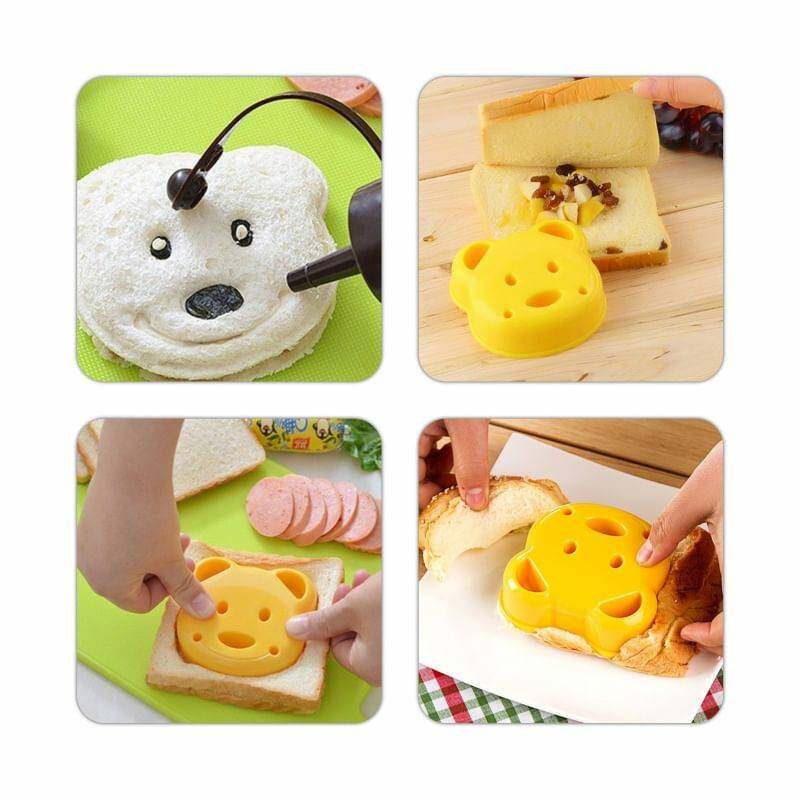 bear-shaped-bread-press-พิมพ์กดขนมปังรูปหมี-บล็อคกดขนมปัง-พิมพ์กดแซนด์วิช-พิมพ์ข้าวกล่อง-พิมพ์ทำอาหาร-พิมพ์บล็อครูปหมี