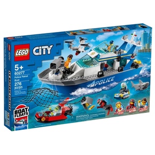 LEGO City 60277 Police Patrol Boat ของแท้