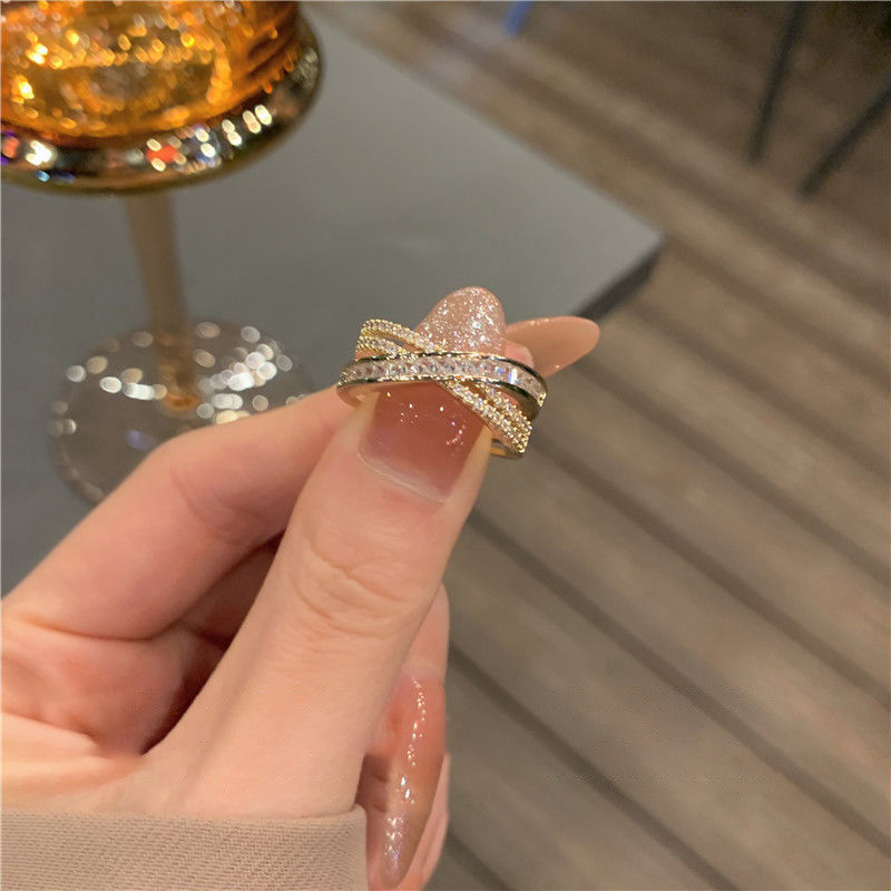 bella-แหวนแฟชั่นเกาหลีเรียบง่าย