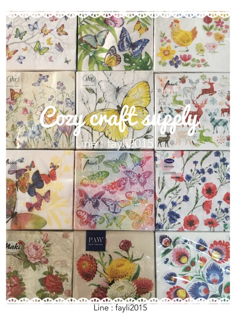 cozy-craft-กระดาษแนปกิ้น-napkin-เดคูพาจ-กระดาษแนปกิ้น-ขนาด-33x33-cm-งานยุโรปนะคะไม่ใช่งานจีน-decoupage-cozycraft