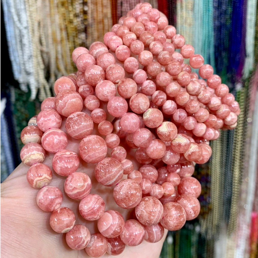 กำไลข้อมือ-โรโดโครไซต์-rhodochrosite-กุหลาบอินคา-เกรดพรีเมี่ยม