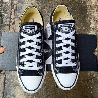 รองเท้าผ้าใบ CONVERSE รุ่น ALL STAR OX BLACK รหัส M9166CBK ลิขสิทธิ์แท้ 100%