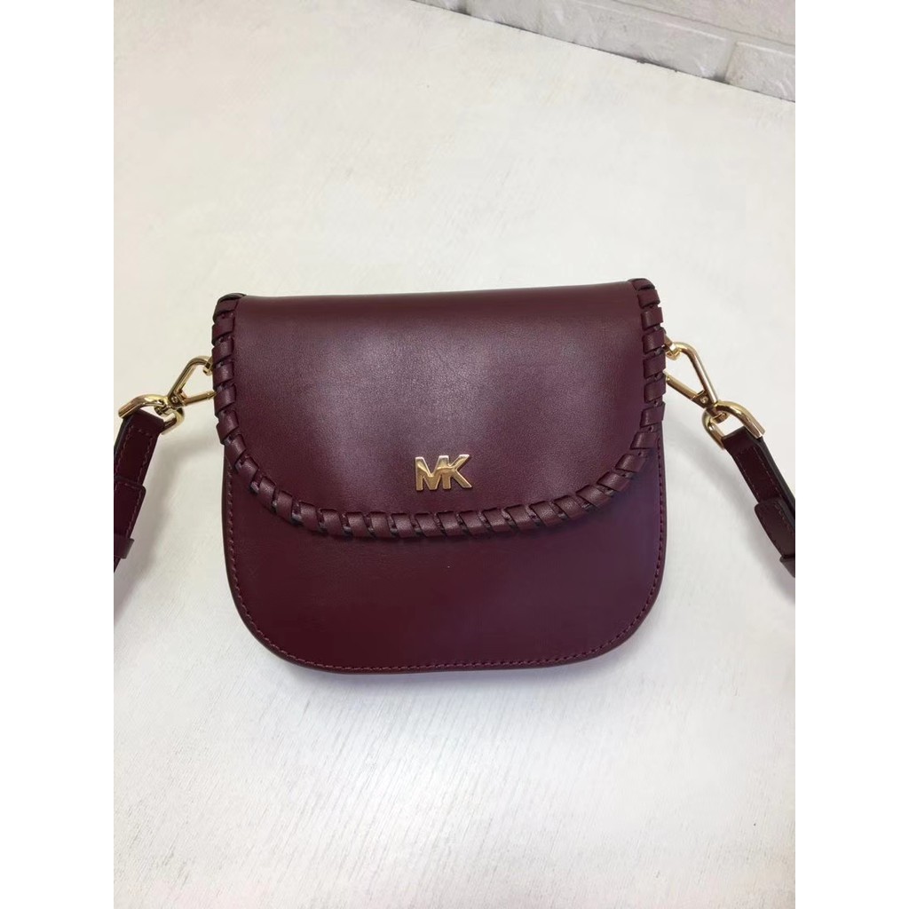 อเมริกันแท้-michael-kors-mk-ใหม่ทอถุงอานกระเป๋าสะพายกระเป๋า-crossbody-กระเป๋าแฟชั่นกระเป๋าข้ามร่างกายป่า