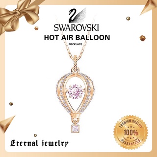 SWAROVSKiแท้ offical  INTO THE SKY บอลลูนอากาศร้อน สร้อยคอ สวารอฟสกี้ สร้อยคอแฟชั่นสตรี  น่ารัก คริสตัล สร้อยคอ