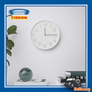 ภาพขนาดย่อของภาพหน้าปกสินค้านาฬิกาแขวนผนัง ไม่มีเสียงเข็ม สีขาว ทรอมมา อิเกีย Wall Clock Tromma IKEA จากร้าน stadion.th บน Shopee