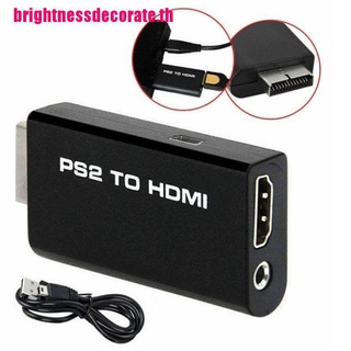 (Birth) อะแดปเตอร์แปลงวิดีโอ Ps2 เป็น Hdmi พร้อมเอาท์พุต 3.5 มม. สําหรับมอนิเตอร์ Hdtv