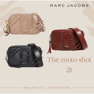 Marc Jacobs The Moto Shot สวยหรู มีสองซิป ปรับสายได้ตามสะดวก หนังนิ่ม มี 3 สี