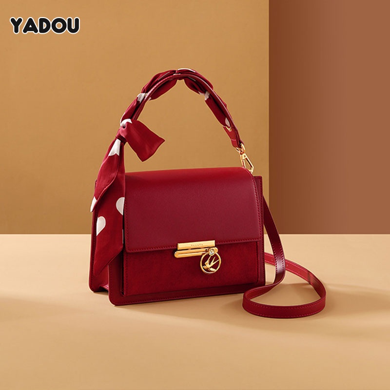 yadou-กระเป๋าแต่งงานสีแดง-หรู-อารมณ์-กระเป๋าแต่งงานเจ้าสาว-ใหม่-กระเป๋าสะพายข้างเก๋ๆ-ผู้หญิงที่เป็นผู้ใหญ่