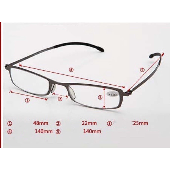 แว่นสายตายาว-กรอบทำจากไทเทเนี่ยมแข็งแรง-100-ถึง-400-n-12019