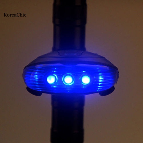 lt-koreachic-gt-ไฟท้ายจักรยาน-led-5-ดวง-2-เลเซอร์-เพื่อความปลอดภัย