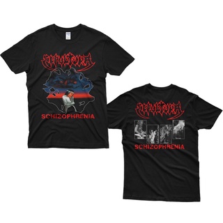 พร้อมส่ง เสื้อยืด ผ้าฝ้าย 100% พิมพ์ลาย Sepultura Schizophrenia แนวสตรีท ขนาดใหญ่ พลัสไซซ์ คุณภาพสูง สีดํา สําหรับผู้ชาย