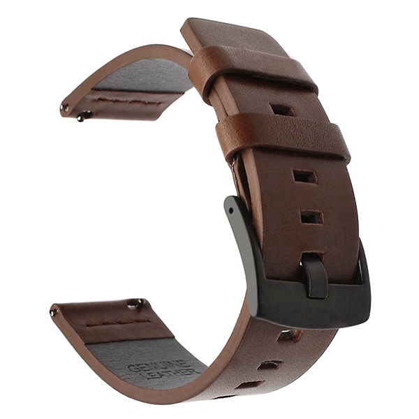 ภาพหน้าปกสินค้าสายนาฬิกาหนังแท้ 20 มม. 22 มม. สำหรับ Samsung Galaxy Watch 42 46 มม. Gear S3 Sport Watch Band