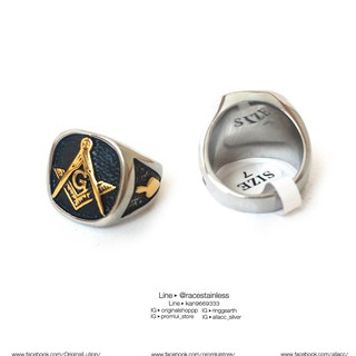 แหวนG Master แหวนGรุ่น2 ring สแตนเลสแท้ stainless 316l แหวนผู้ชาย แหวนแฟชั่น แหวนเท่ๆ แหวนสแตนเลส