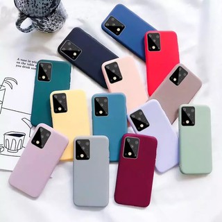 เคสโทรศัพท์มือถือ สีพื้น สําหรับ Samsung Galaxy S20 Fe Note 20 Pro A31 M51