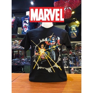 เสื้อยืดMarvel_ลิขสิทธิ์แท้สีดำ(mvx-238)