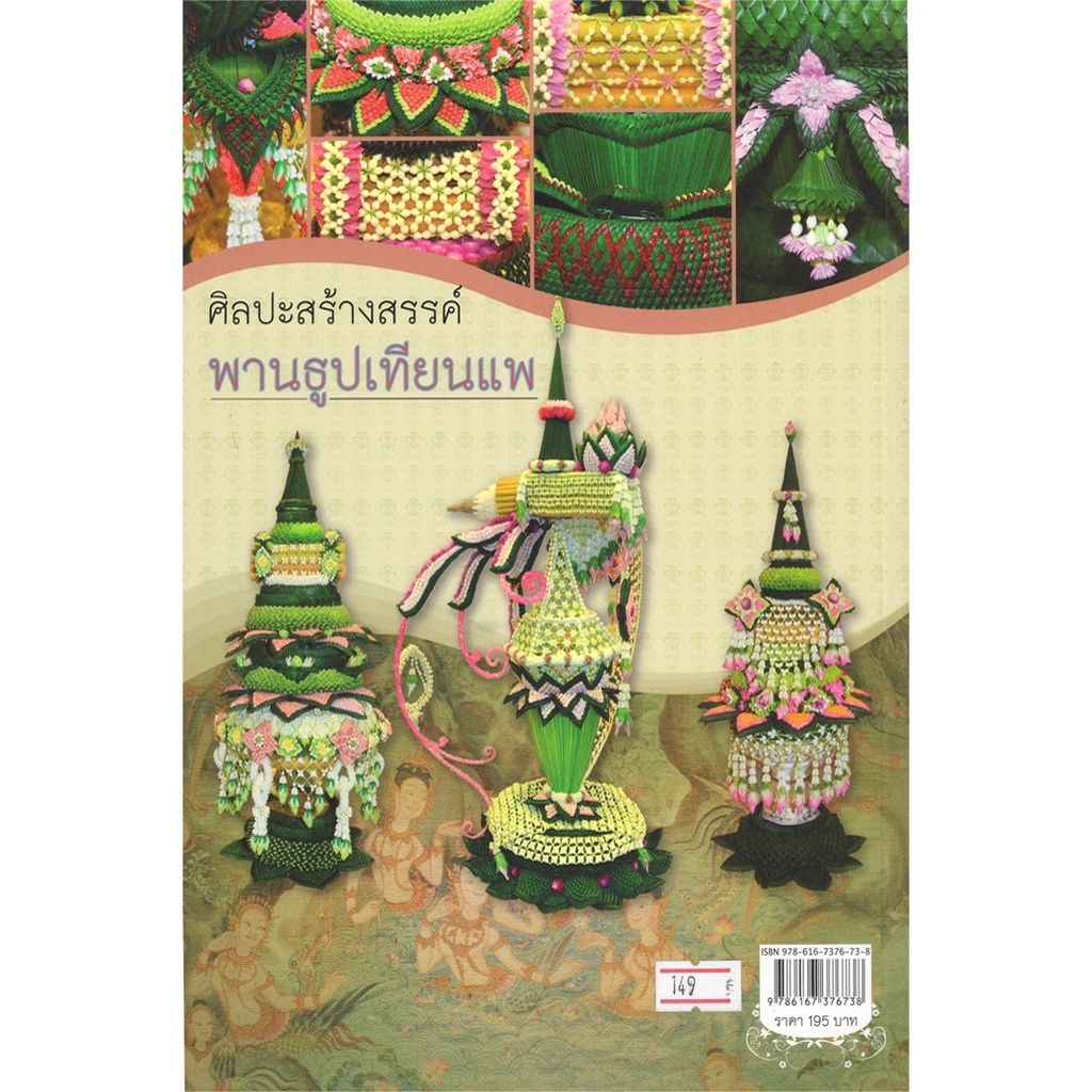 เศรษฐศิลป์-หนังสือ-ศิลปะสร้างสรรค์พานธูปเทียนแพ-งานฝีมือ-ผู้เขียน-อาจารย์เศรษฐมันตร์-กาญจนกุล