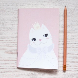 สมุดลายน่ารัก ขนาด A6 ลาย cat princess