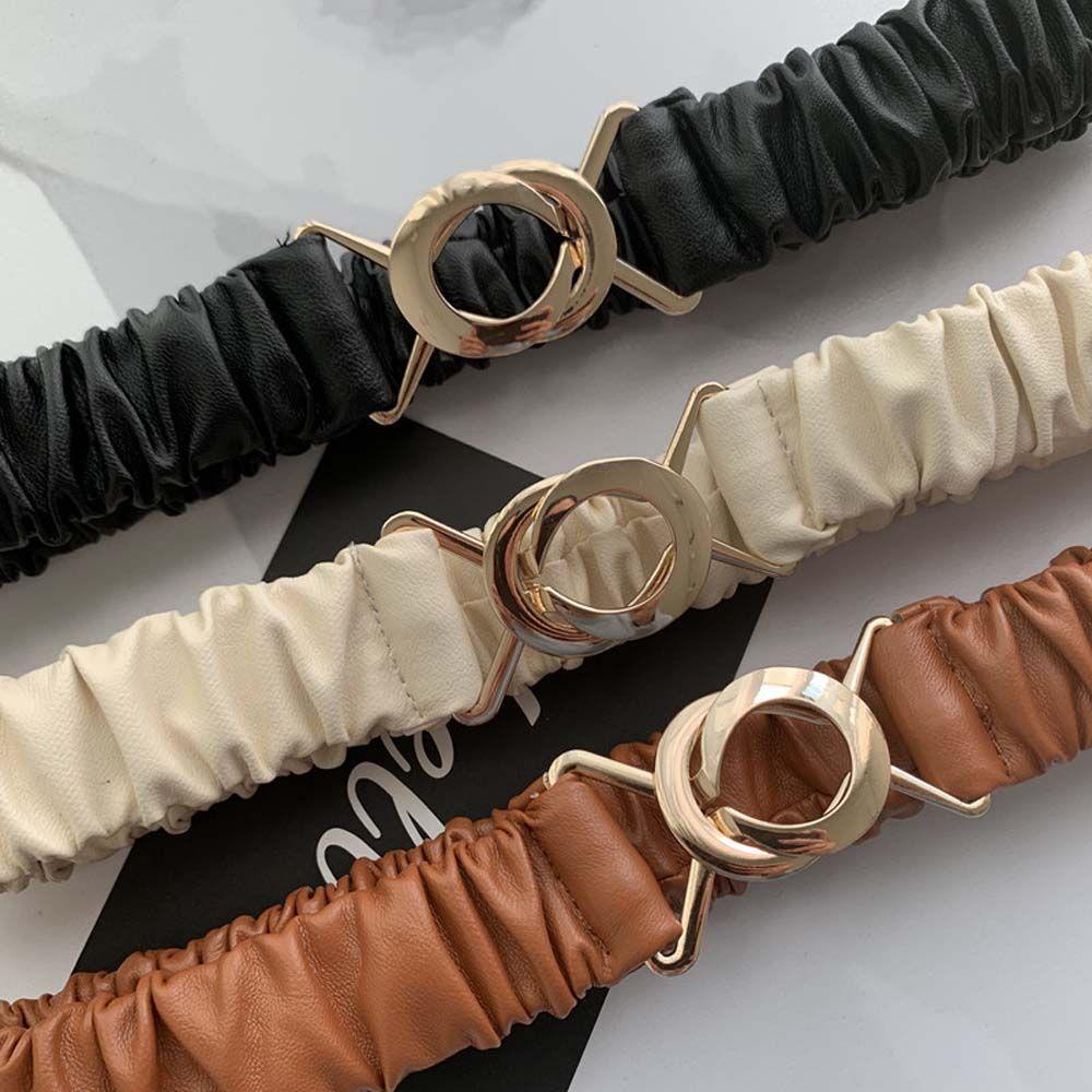 ahour-เข็มขัดโลหะ-หัวเข็มขัดหรูหรา-สําหรับผู้หญิง-วินเทจ-แถบคาดเอว-วงกลม-โลหะ-สีพื้น-หัวเข็มขัดโลหะ-ตกแต่งชุดเดรส-มัดผม