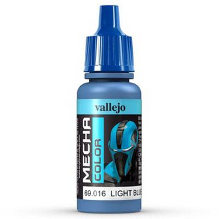 Vallejo MECHA COLOR 69.016 Light Blue สีสูตรน้ำ ไม่มีกลิ่น ใช้งานง่าย ใช้พู่กัน หรือ AirBruhs ได้ทั้งหมดเนื้อสีเนียน.