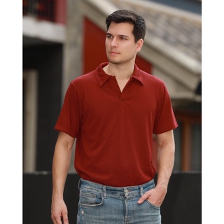ภาพขนาดย่อของภาพหน้าปกสินค้าBacktobazix  Mens Polo เสื้อโปโลชาย ผ้า RIB WOVEN ไม่ต้องรีด ไม่ยับ 100% จากร้าน backtobazix บน Shopee ภาพที่ 6