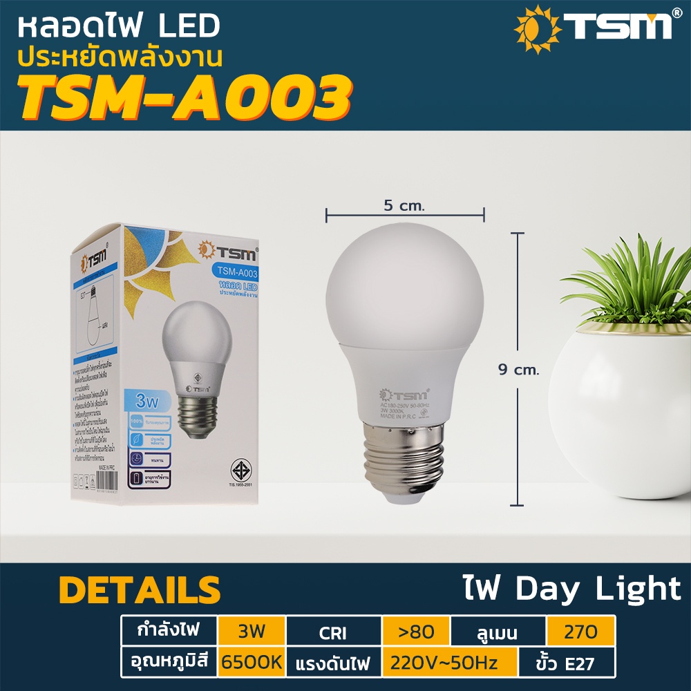 ภาพหน้าปกสินค้าหลอดไฟ LED Bulb 3W-18W แสงขาว/แสงวอร์ม ขั้วเกลียว E27 ประหยัดพลังงาน จากร้าน tsm_kamisafe บน Shopee