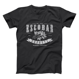 [S-5XL]เสื้อยืด พิมพ์ลาย Escobar Exports Pablo Funny Humor Plata O Plomo Narcos Medellin สําหรับผู้ชาย 435245