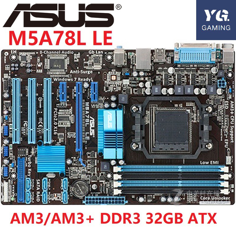 Mainboard Asus M5A78L LE Socket AM3 AM3 125 Watts TDP
