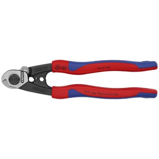 KNIPEX Wire Rope Cutter - 190 mm คีมตัดลวดสลิง 190 มม. รุ่น 9562190