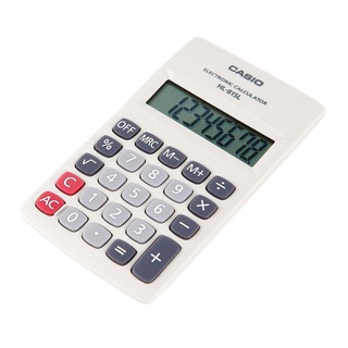 Casio Calculator เครื่องคิดเลข  คาสิโอ รุ่น  HL-815L-WE แบบพกพา 8 หลัก สีขาว