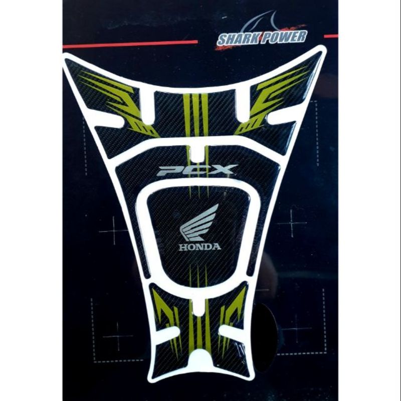 สติ๊กเกอร์กันรอย-honda-pcx-ปี-2014-2019-ลายเคฟล่าแบบนูน
