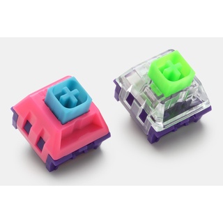 ภาพหน้าปกสินค้า[มี 2 สี] [TACTILE] DOMIKEY X KAILH CYBERPUNK MECHANICAL SWITCH สวิทช์สองจังหวะสีสันสดใส น้ำหนัก 62g / 67g จาก Kailh ที่เกี่ยวข้อง