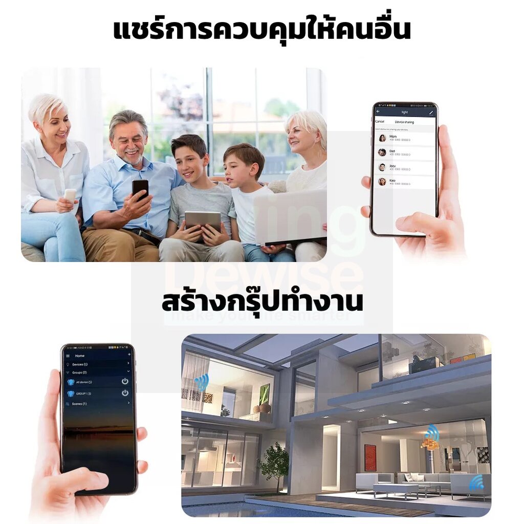 ภาพหน้าปกสินค้าTuya สมาร์ทปลั๊ก Wi-Fi เปิดปิด ตั้งเวลานอกบ้านผ่านแอป รองรับ Google Home/Alexa สัญญาณ Wi-Fi มีรุ่นวัดพลังงานได้และไม่... จากร้าน livingdewise บน Shopee