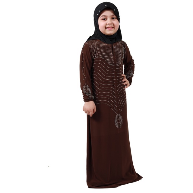 ชุดเดรสเด็กผู้หญิงมุสลิม-gca10