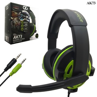หูฟัง เกมมิ่ง  ANITECH รุ่น AK73  สีเขียว