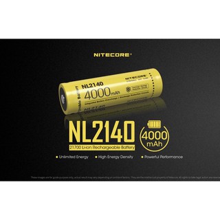 Nitecore NL2140 4000mAh 3.7V ของแท้ 1 ก้อน