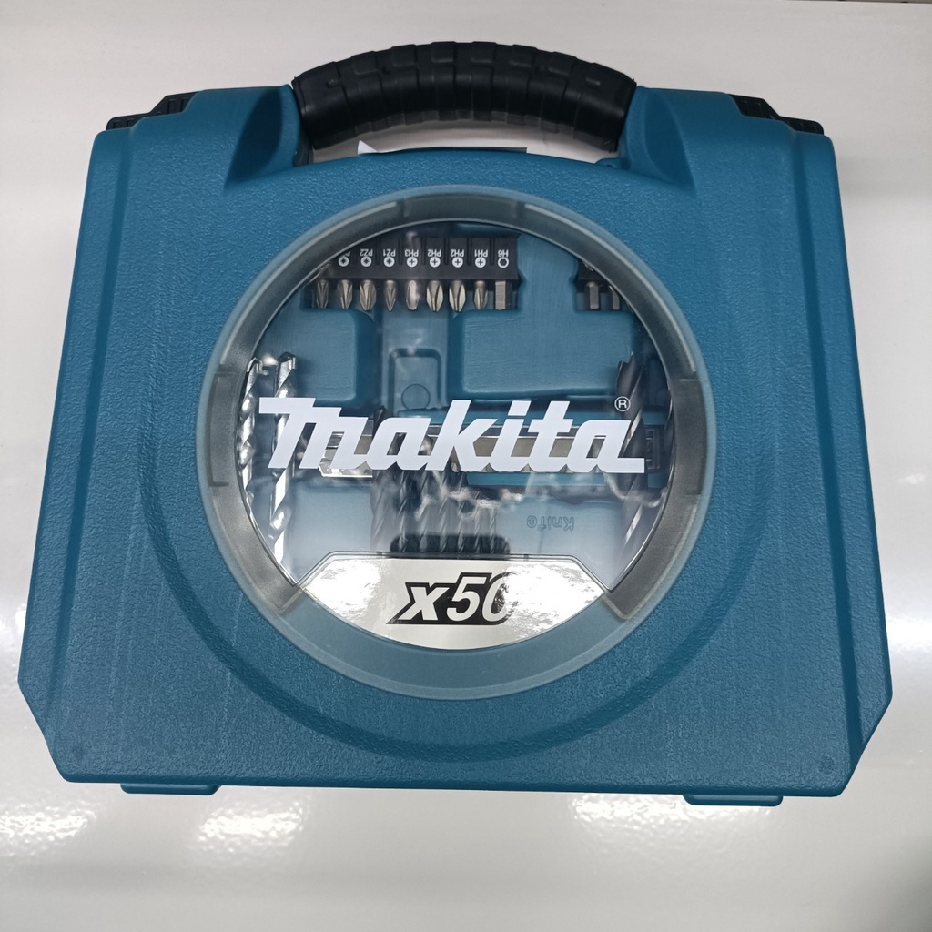 ผ่อนบัตรเครดิต0-3เดือน-x496-66-บาท-makita-ชุดอุปกรณ์เสริม-50-ชิ้น-d-42313