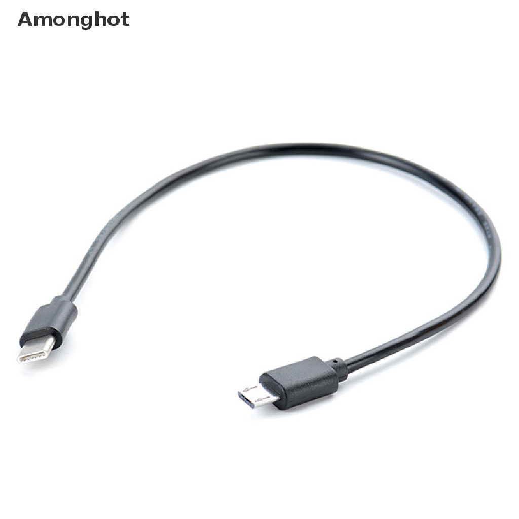 amonghot-อะแดปเตอร์สายชาร์จ-type-c-male-to-micro-usb-male