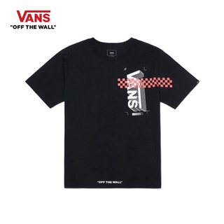 HH VANS EDITLINE เสื้อยืดคอกลม หญิง ชาย เสื้อยืดผ้าฝ้ายเรียบง่าย