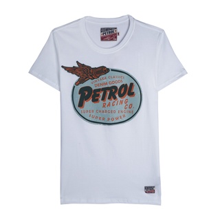 เสื้อยืด Petrol Mens Basic Slim Fit 12764-U (White)