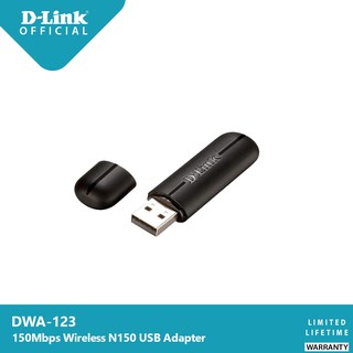 D-Link DWA-123 150Mbps Wireless N150 USB Adapter (No Cradle)