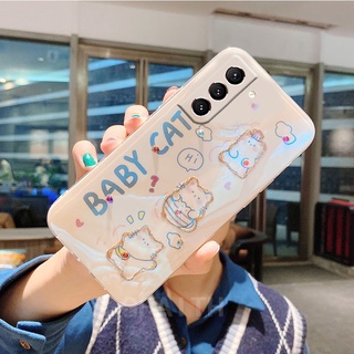 Ready Stock เคสโทรศัพท์ Samsung S22 Ultra S22+ 2022 New Luxury Soft Case Glitter Rhinestone Bling Cute Cartoon Animal เคส S22Plus Cover