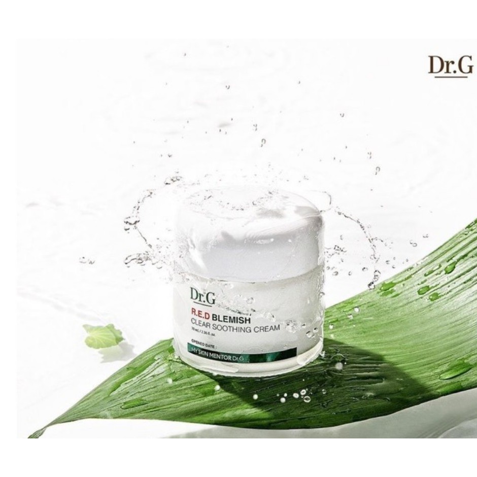 พร้อมส่ง-dr-g-red-blemish-clear-soothing-cream-70-ml-exp-2025-2026