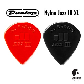 ปิ๊กกีตาร์ Dunlop Nylon Jazz III XL Guitar Pick