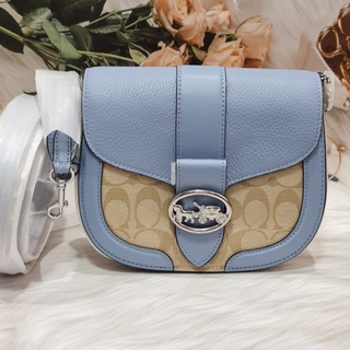 ★ New กระเป๋าสะพาย Coach Georgie พร้อมส่ง ของแท้ 100%