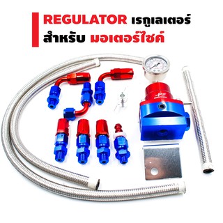 REGULATOR เรกูเลเตอร์แต่งชุดใหญ่ สำหรับมอเตอร์ไซค์ สีน้ำเงิน